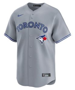 Alternative view of Toronto Blue Jays Nike Away Limited Custom Jersey - Gray