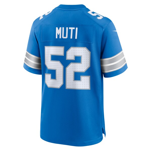Netane Muti Detroit Lions Nike Game Jersey - Blue - Image 3