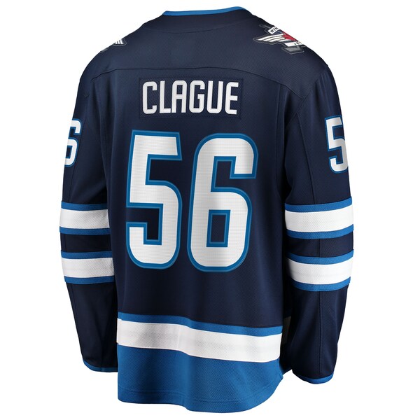 Kale Clague Winnipeg Jets Home Breakaway Jersey - Navy - Image 3