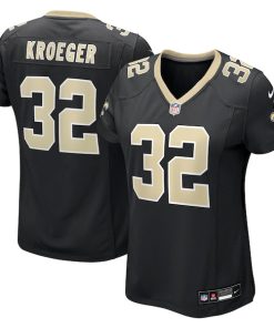 Kai Kroeger New Orleans Saints Nike Women's Team Game Jersey -  Black