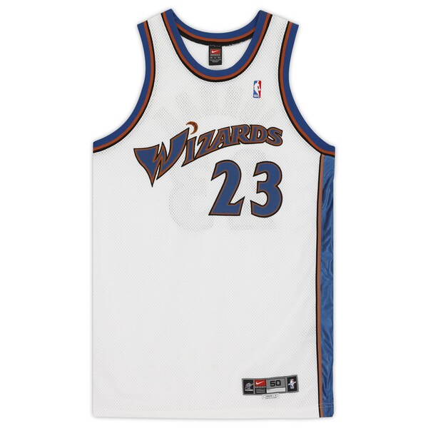 Michael Jordan Washington Wizards Authentic Autographed White Nike Jersey - Image 3