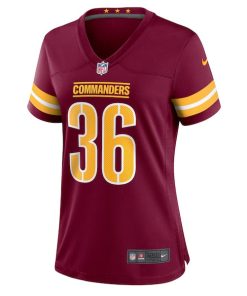 Alternative view of Danny Johnson Washington Commanders Nike Women's  Game Jersey -  Burgundy