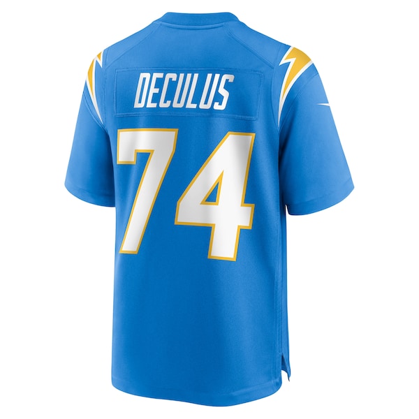 Austin Deculus Los Angeles Chargers Nike Team Game Jersey - Powder Blue - Image 3