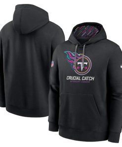 Tennessee Titans Nike 2024 NFL Crucial Catch Club Pullover Hoodie - Black