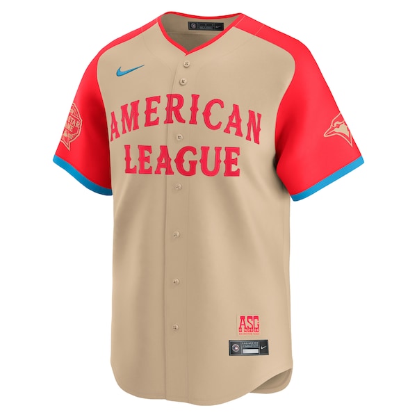 Vladimir Guerrero Jr. American League Nike 2024 MLB All-Star Game Limited Player Jersey - Cream - Image 2