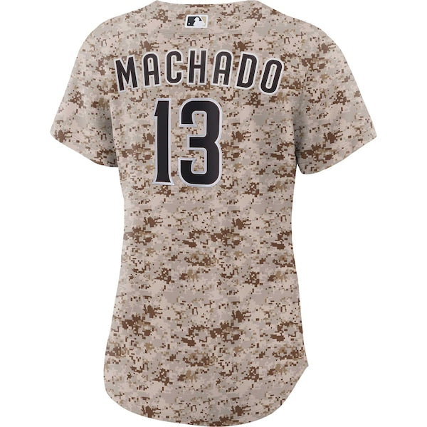 Manny Machado San Diego Padres Nike Women's USMC Alternate Replica Player Jersey - Camo - Image 3