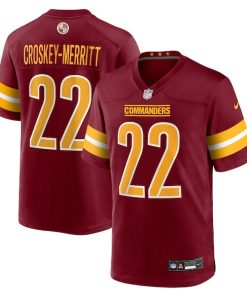 Jacory Croskey-Merritt Washington Commanders Nike Team Game Jersey -  Burgundy