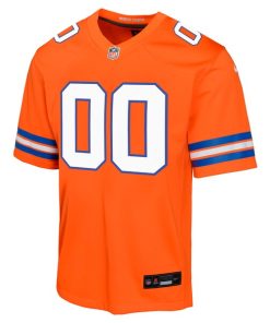 Alternative view of Denver Broncos Nike Youth Mile High Collection 1977 Throwback Custom Game Jersey - Orange