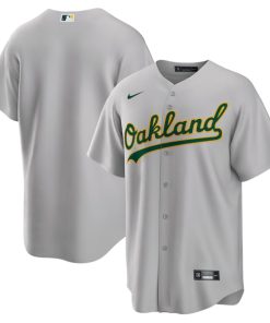 Oakland Athletics Nike Road Replica Team Jersey - Gray