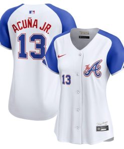 Ronald Acu?a Jr. Atlanta Braves Nike Women's City Connect Limited Player Jersey - White