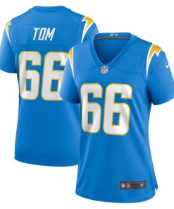 Cameron Tom Los Angeles Chargers Nike Women's  Game Jersey -  Powder Blue