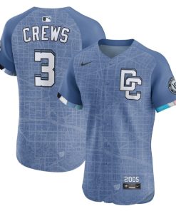 Dylan Crews Washington Nationals Nike 2025 City Connect Elite Player Jersey - Blue