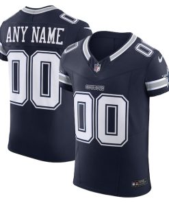 Dallas Cowboys Nike Vapor F.U.S.E. Elite Custom Jersey - Navy