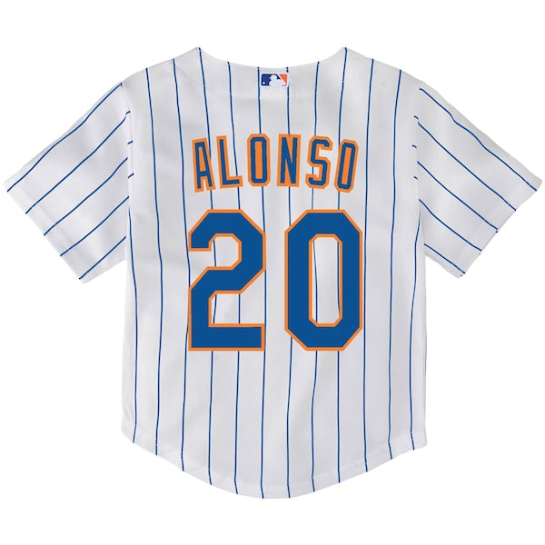 Pete Alonso New York Mets Nike Toddler Home Replica Player Jersey - White/Royal - Image 4