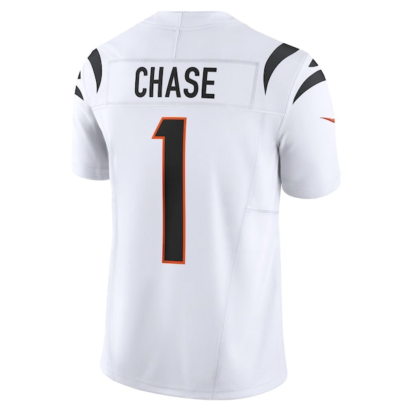 Ja'Marr Chase Cincinnati Bengals Nike Vapor F.U.S.E. Limited Jersey - White - Image 3