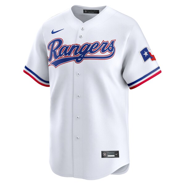 Kumar Rocker Texas Rangers Nike Home Limited Player Jersey - White - Image 2