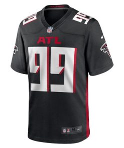 Alternative view of Joe Gaziano Atlanta Falcons Nike Team Game Jersey -  Black