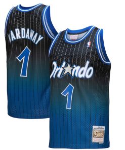 Penny Hardaway Orlando Magic 1994/95 Hardwood Classics Fadeaway Swingman Player Jersey - Royal/Black
