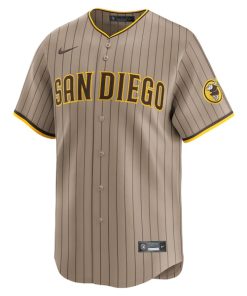 Alternative view of Manny Machado San Diego Padres Nike Alternate Limited Player Jersey?¨C Tan