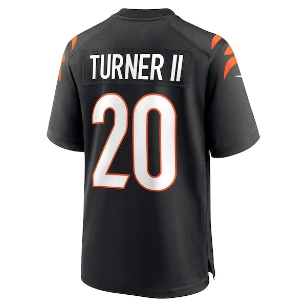 DJ Turner Cincinnati Bengals Nike Team Game Jersey - Black - Image 3
