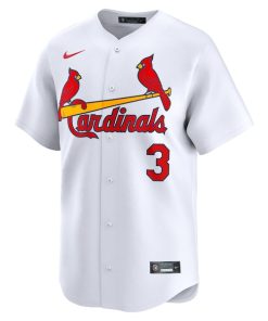 Alternative view of Dylan Carlson St. Louis Cardinals Nike Home Limited Player Jersey - White