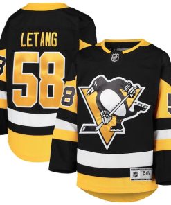 Kris Letang Pittsburgh Penguins Youth Premier Player Jersey - Black