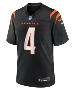 Alternative view of Sean Clifford Cincinnati Bengals Nike Team Game Jersey -  Black