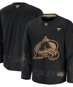 Colorado Avalanche  2024 Military Appreciation Practice Jersey - Black