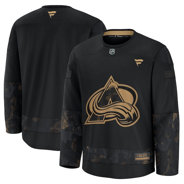 Colorado Avalanche 2024 Military Appreciation Practice Jersey - Black