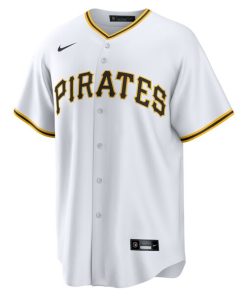 Alternative view of Oneil Cruz Pittsburgh Pirates Nike  Youth Home Replica Jersey - White