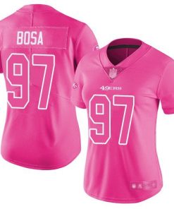 Nick Bosa San Francisco 49ers Nike Women's Color Rush Limited Jersey - Pink