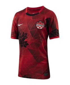 Alternative view of Canada Women's National Team Nike Youth 2023 Home Replica Jersey - Red