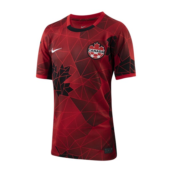 Canada Women's National Team Nike Youth 2023 Home Replica Jersey - Red - Image 2