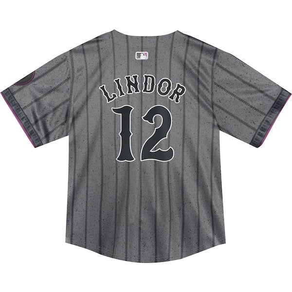 Francisco Lindor New York Mets Nike Toddler 2024 City Connect Limited Player Jersey - Graphite - Image 3