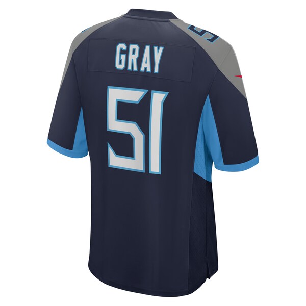 Cedric Gray Tennessee Titans Nike Game Jersey - Navy - Image 3