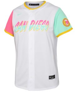 Alternative view of Fernando Tatis Jr. San Diego Padres Nike Preschool 2022 City Connect Replica Player Jersey - White