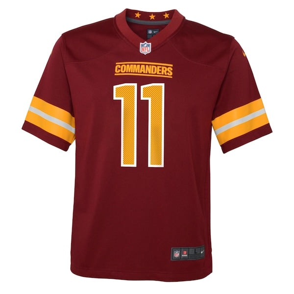 Carson Wentz Washington Commanders Nike Youth Game Jersey - Burgundy/Black/White - Image 3