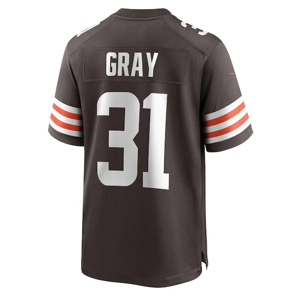Vincent Gray Cleveland Browns Nike Team Game Jersey - Brown - Image 3