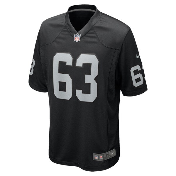 Jake Johanning Las Vegas Raiders Nike Team Game Jersey - Black - Image 3
