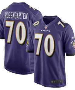 Roger Rosengarten Baltimore Ravens Nike Team Game Jersey -  Purple