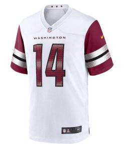 Alternative view of Sam Howell Washington Commanders Nike Team Game Jersey -  White