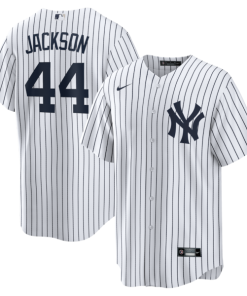 Reggie Jackson New York Yankees Nike Home Retired Player Replica Jersey - White