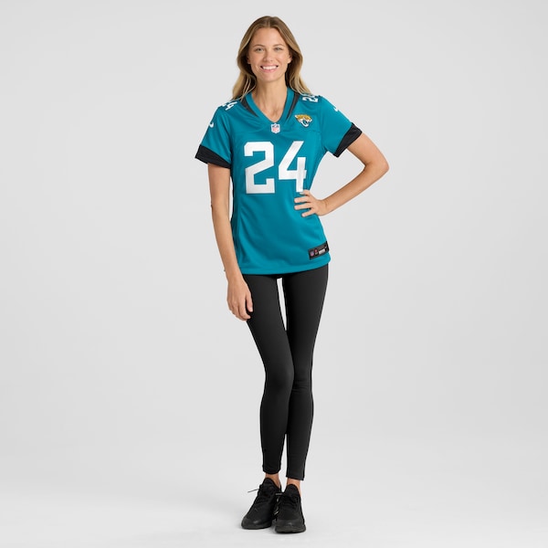 De¡¯Antre Prince Jacksonville Jaguars Nike Women's Game Jersey - Teal - Image 4