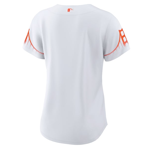 San Francisco Giants Nike Women's City Connect Replica Jersey - White - Image 3