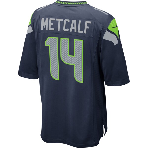 DK Metcalf Seattle Seahawks Nike Game Jersey - College Navy - Image 3