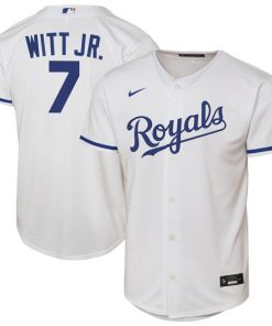 Bobby Witt Jr. Kansas City Royals Nike Youth Home Replica Player Jersey - White