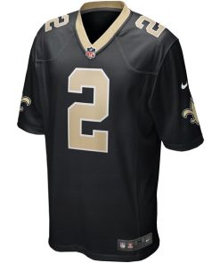 Alternative view of Jameis Winston New Orleans Saints Nike Game Jersey - Black
