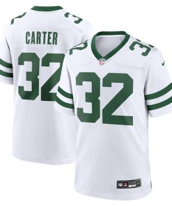Michael Carter New York Jets Nike Legacy Player Game Jersey - White