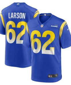 Blake Larson Los Angeles Rams Nike Game Jersey -  Royal