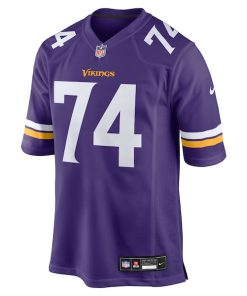 Alternative view of Donovan Jackson Minnesota Vikings Nike 2025 NFL Draft First Round Pick Game Jersey - Purple